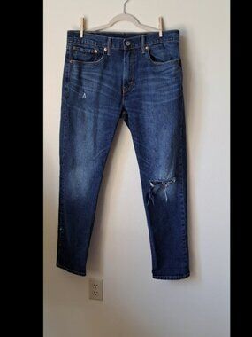 Levi Strauss Mens 502 Distressed Jeans Size 34W 32L